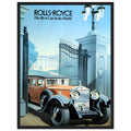 Rolls-Royce Best Car In The World Vintage Poster Ad