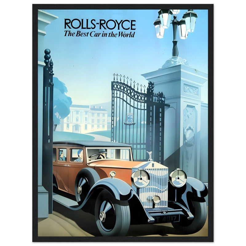 Rolls-Royce Best Car In The World Vintage Poster Ad