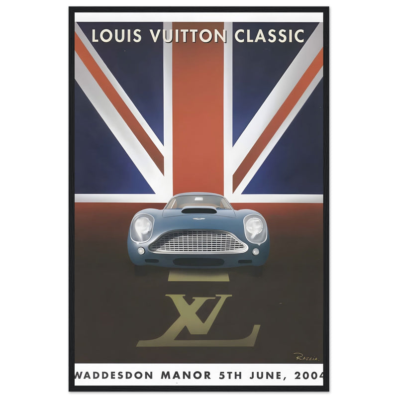 Louis Vuitton Classic Car Show Vintage Poster Ad