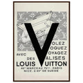 Louis Vuitton Nice, Paris Vintage Poster Ad