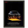 Pirelli BWM M5 Vintage Advertisement Poster