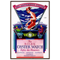 Rolex Amphibious Oyster Vintage Poster