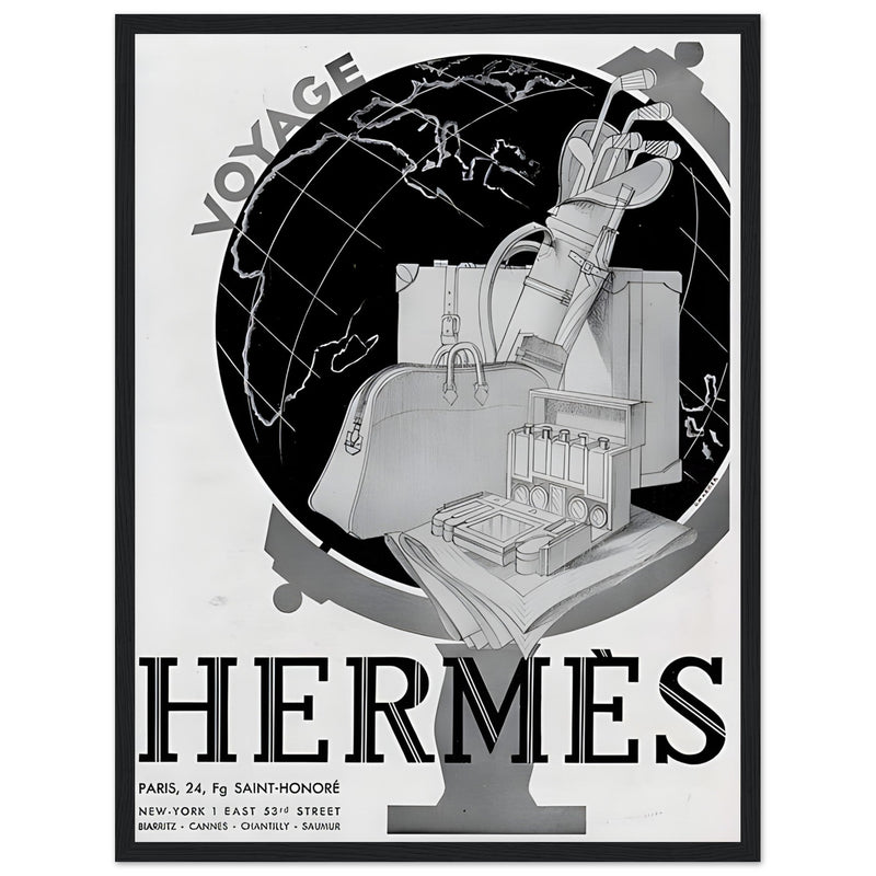 Hermes Voyage Vintage Poster