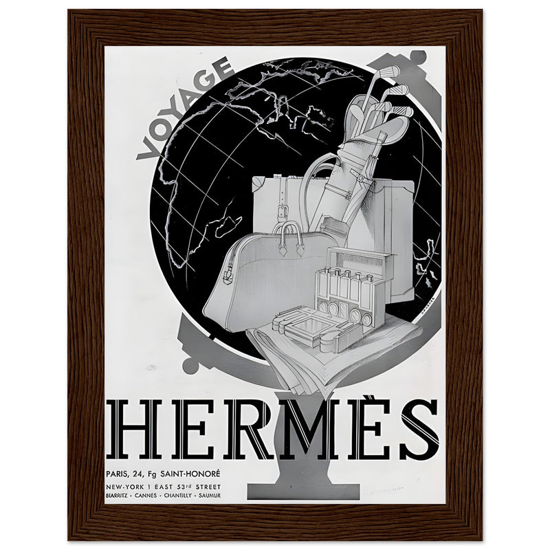 Hermes Voyage Vintage Poster