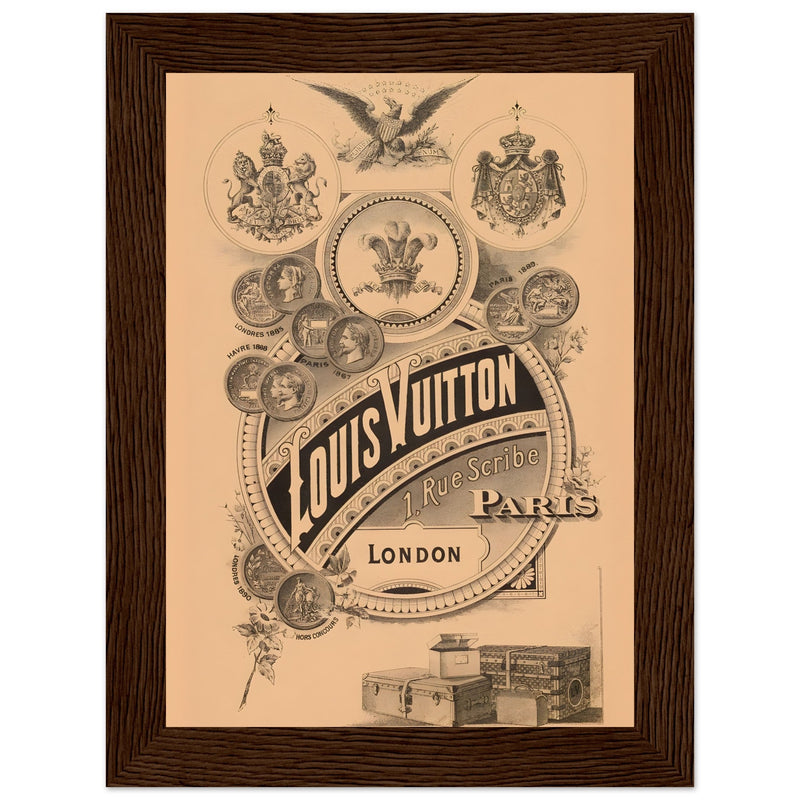 Louis Vuitton London Paris Vintage Poster Ad