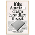 Wall Street Journal Vintage Poster Ad - American Dream Diary