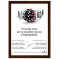Rolex GMT Master Travel Vintage Poster Ad