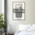 Wall Street Journal 1988 Vintage Poster Ad