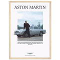 Aston Martin Vintage Poster Ad - 1964 James Bond Goldfinger