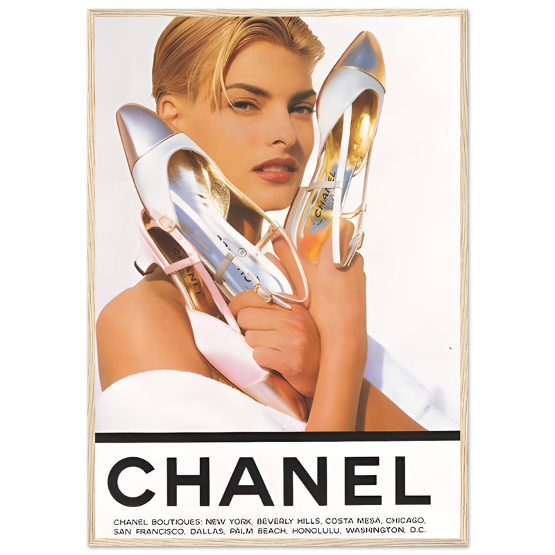 Chanel Vintage Poster Ad