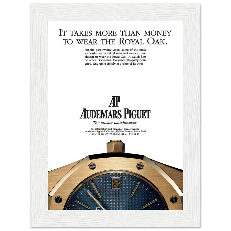 Audemars Piguet Master Watchmaker Vintage Poster Ad