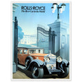 Rolls-Royce Best Car In The World Vintage Poster Ad