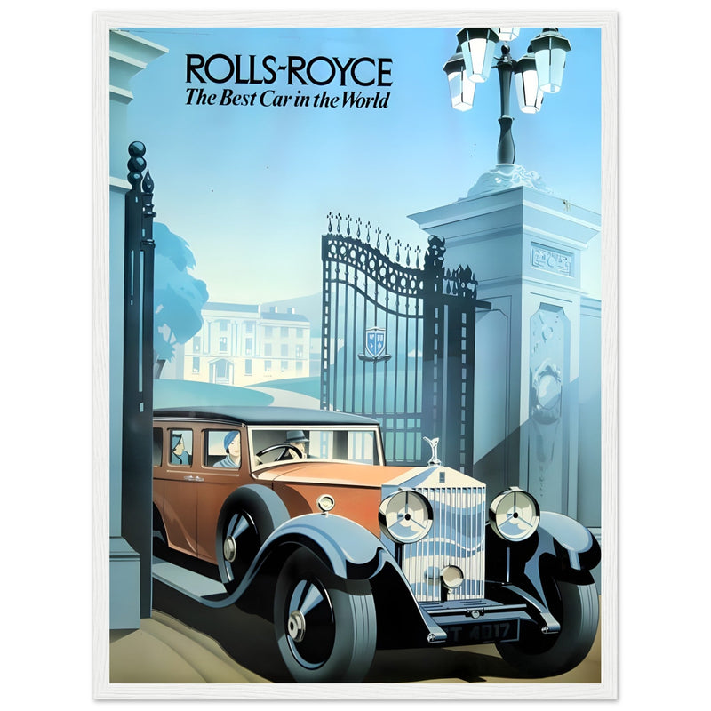 Rolls-Royce Best Car In The World Vintage Poster Ad