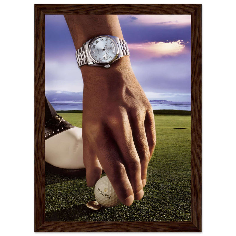 Rolex Day-Date Golfing Vintage Poster