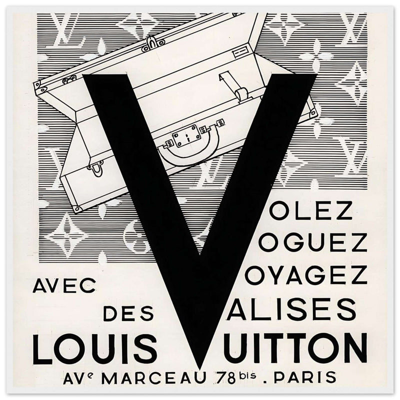 Louis Vuitton Nice, Paris Vintage Poster Ad