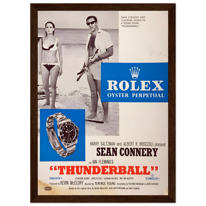 Rolex Sean Connery Vintage Poster Ad