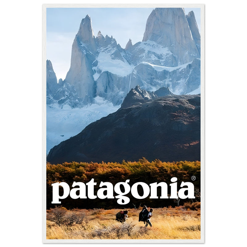 Patagonia Hikers Vintage Poster Ad