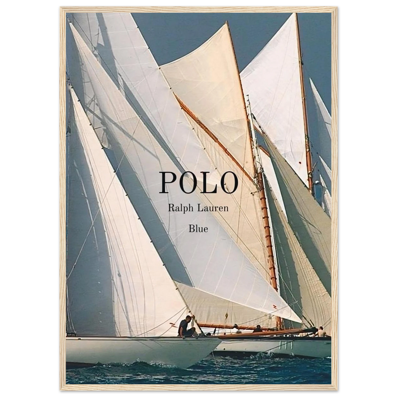 Polo Ralph Lauren Vintage Ad Poster - Polo Blue