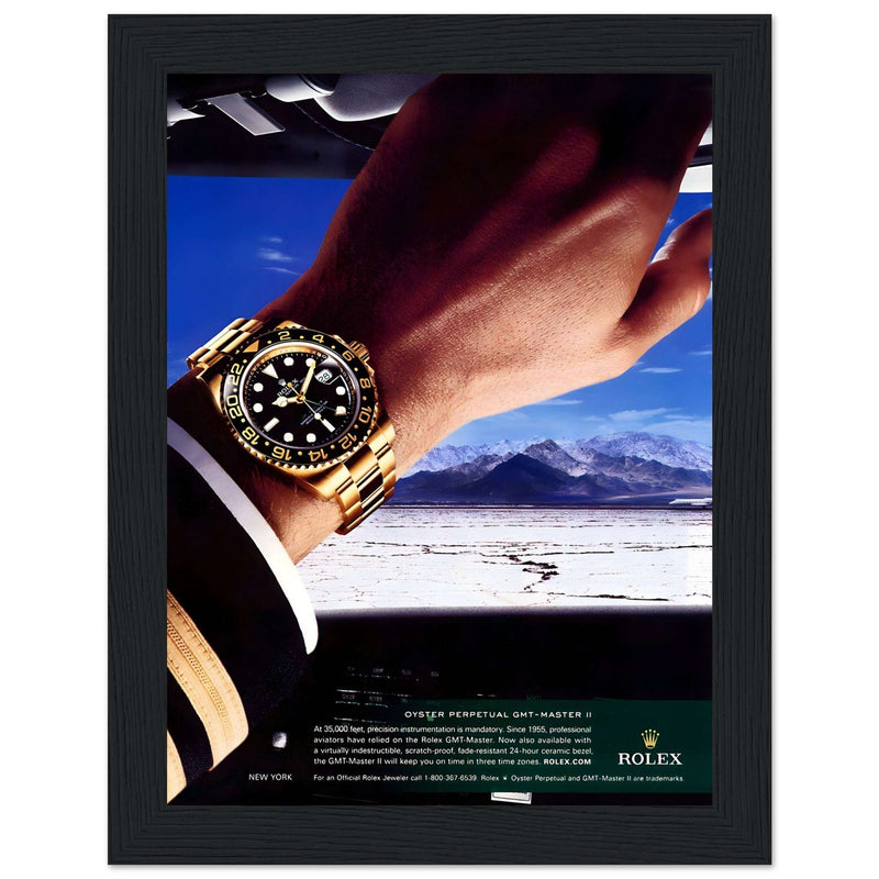 Rolex Oyster Perpetual GMT-Master II New York Pilot Vintage Poster