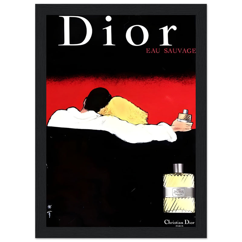 Dior Eau Sauvage Vintage Poster Ad