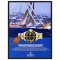 Rolex Submariner Offshore Champions Vintage Poster Ad