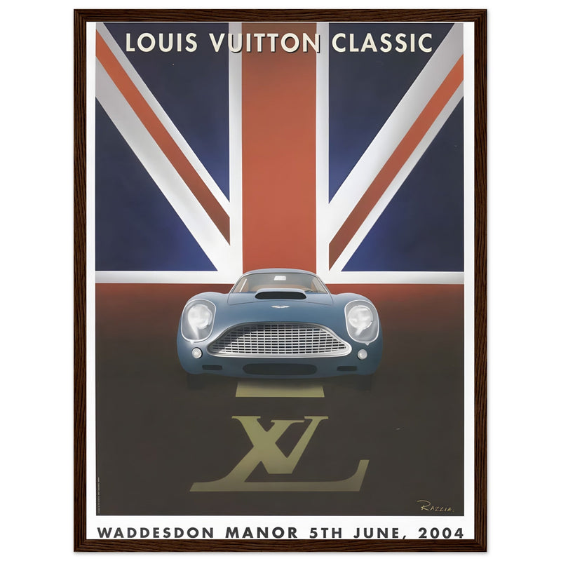 Louis Vuitton Classic Car Show Vintage Poster Ad