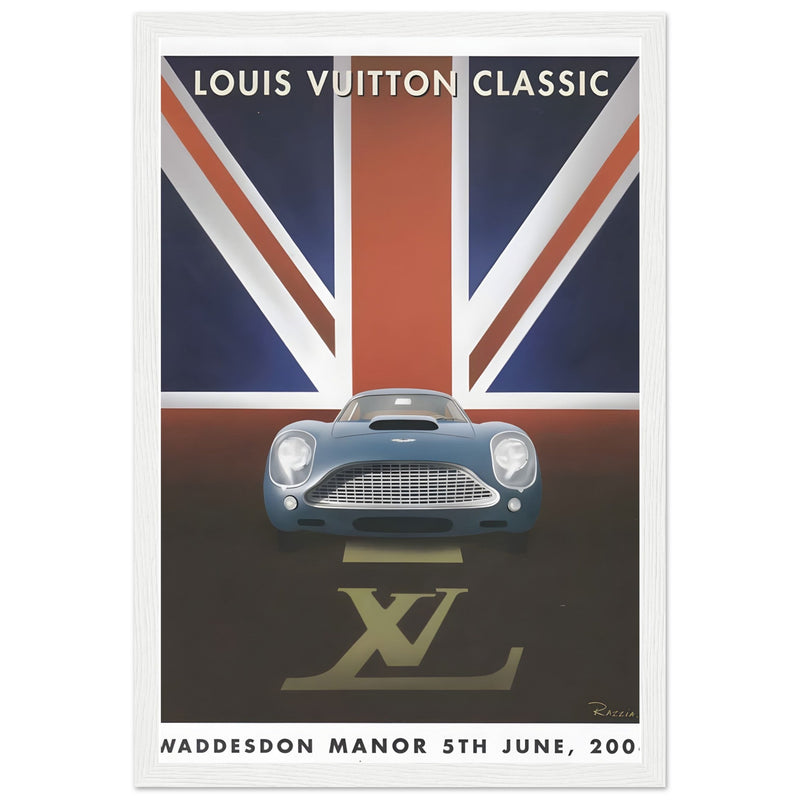 Louis Vuitton Classic Car Show Vintage Poster Ad