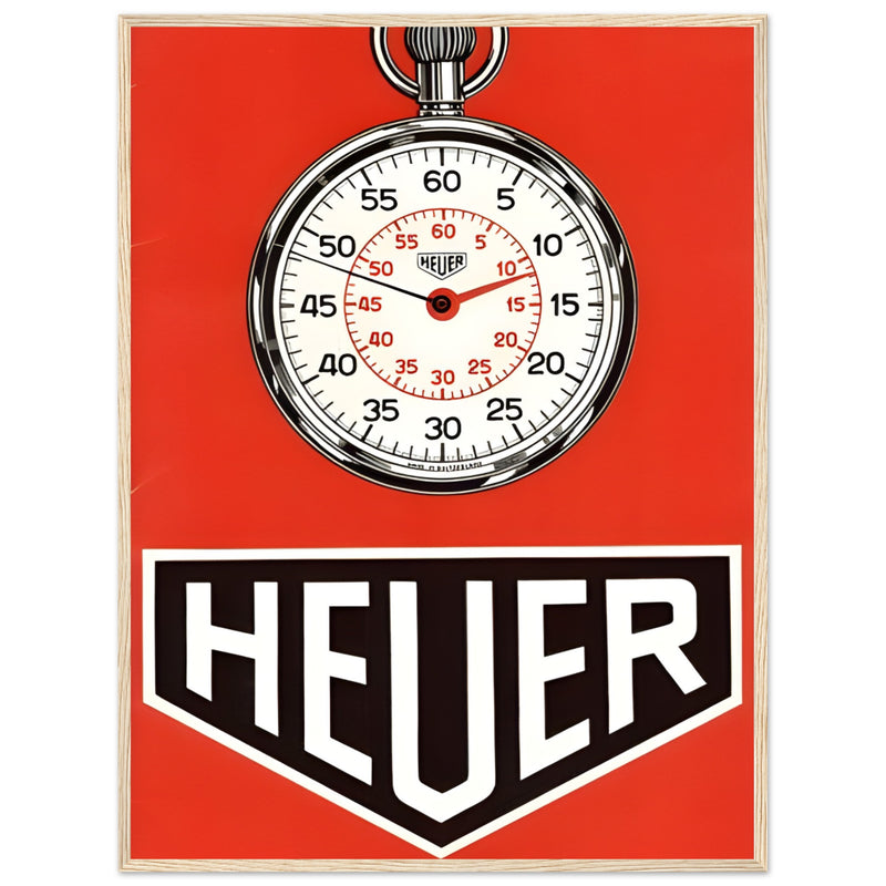 Heuer 1963 Vintage Poster Ad