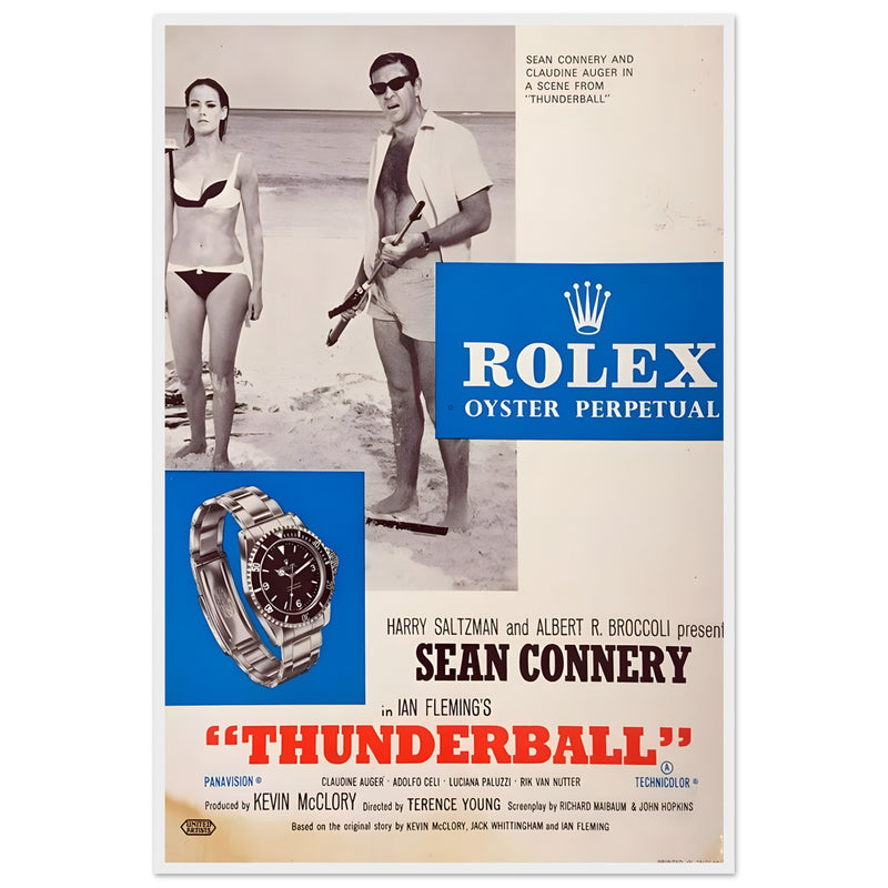 Rolex Sean Connery Vintage Poster Ad