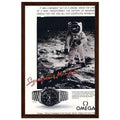 Omega Moon Vintage Poster Ad