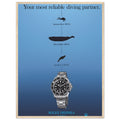 Rolex Deepsea Vintage Poster Ad