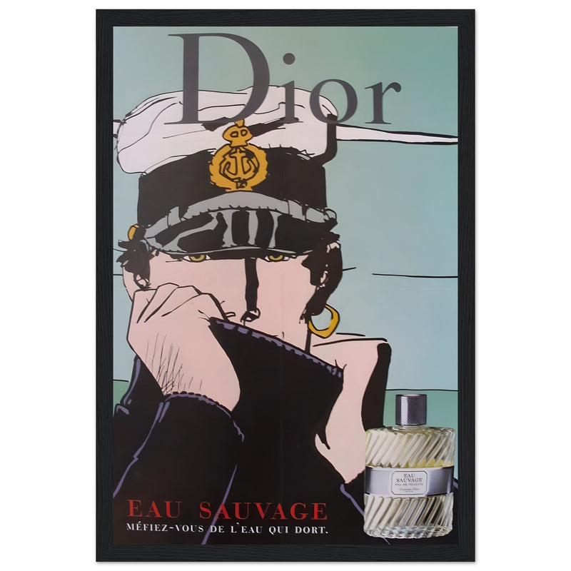 Dior Eau Sauvage Captain Vintage Poster