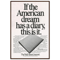 Wall Street Journal Vintage Poster Ad - American Dream Diary