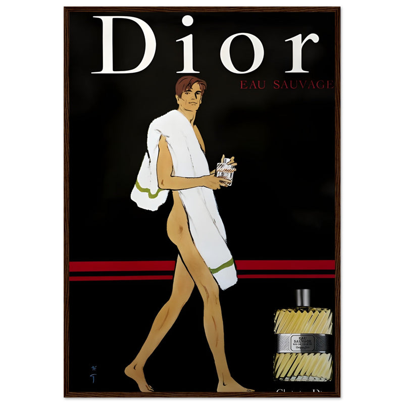 Dior Eau Sauvage Man Vintage Poster Ad