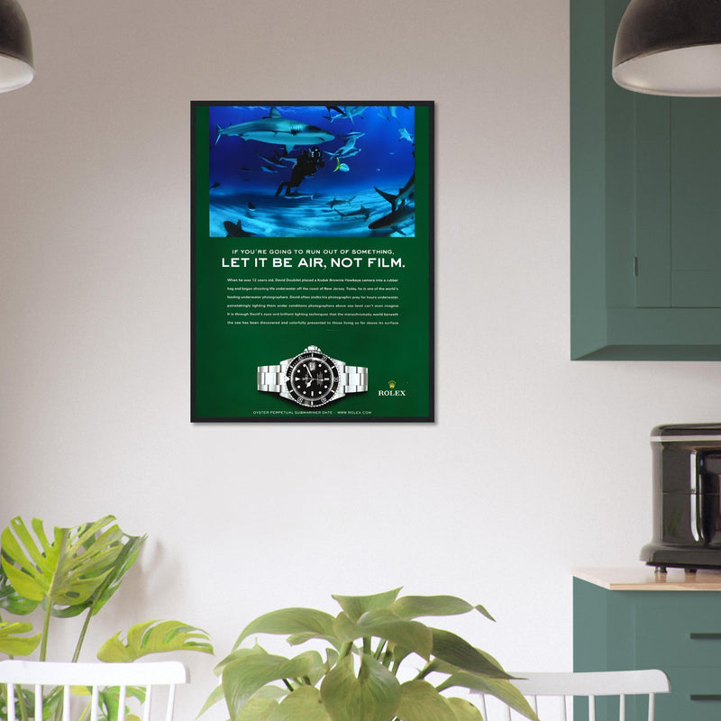 Rolex Submariner Vintage Poster Ad