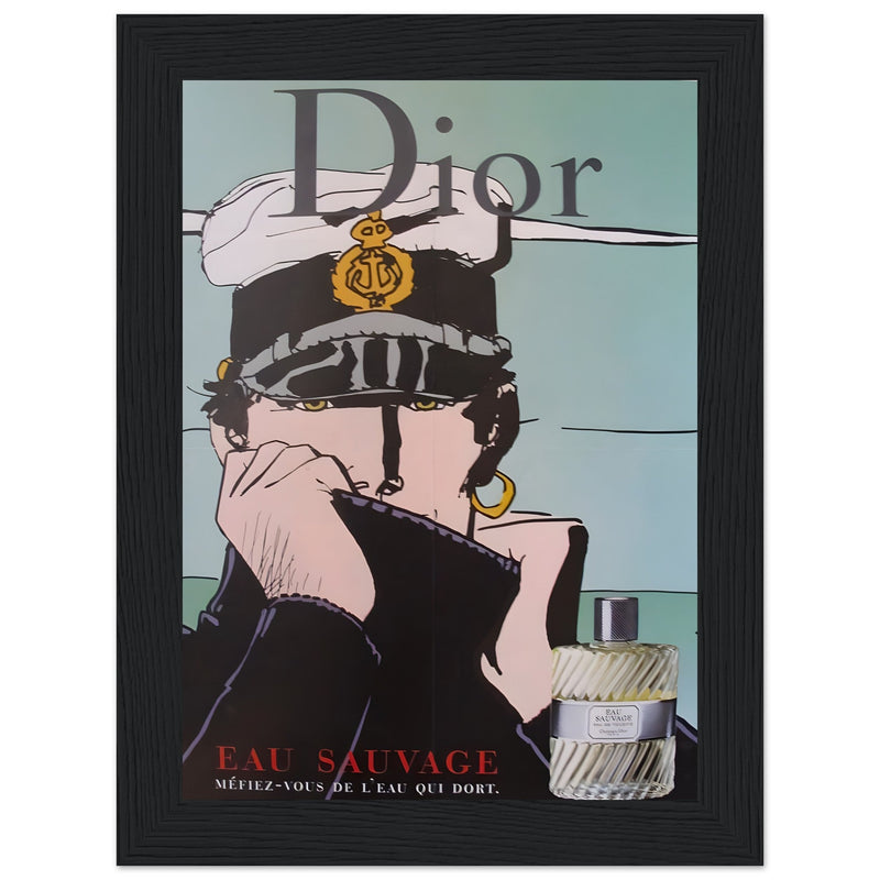 Dior Eau Sauvage Captain Vintage Poster