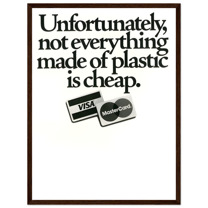 Visa Mastercard Vintage Poster