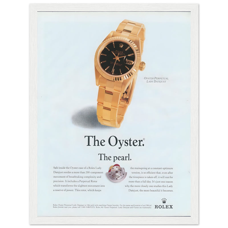 Rolex The Oyster Vintage Poster Ad