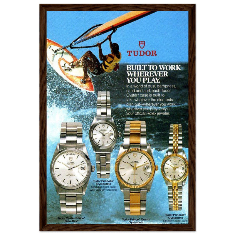 Tudor Vintage Poster Ad