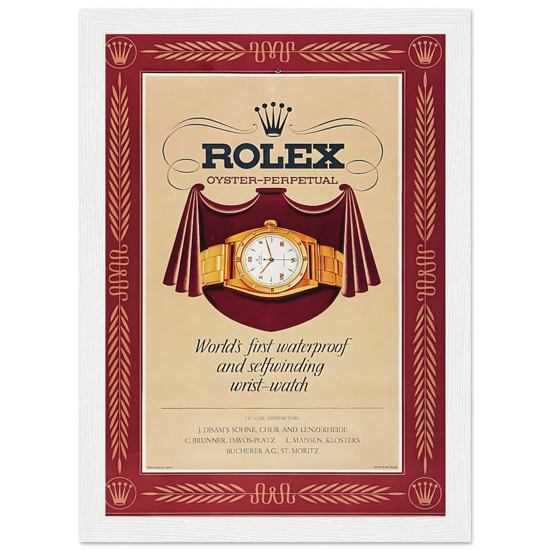 Rolex Oyster-Perpetual Vintage Poster Ad