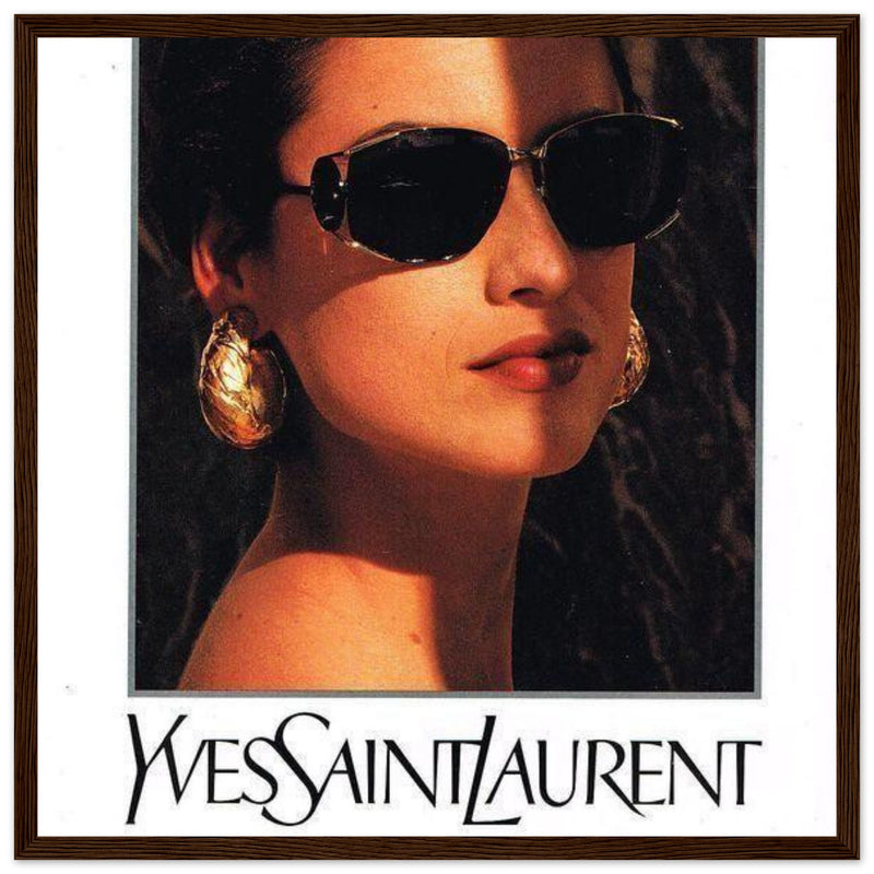 Yves Saint Laurent Vintage Poster