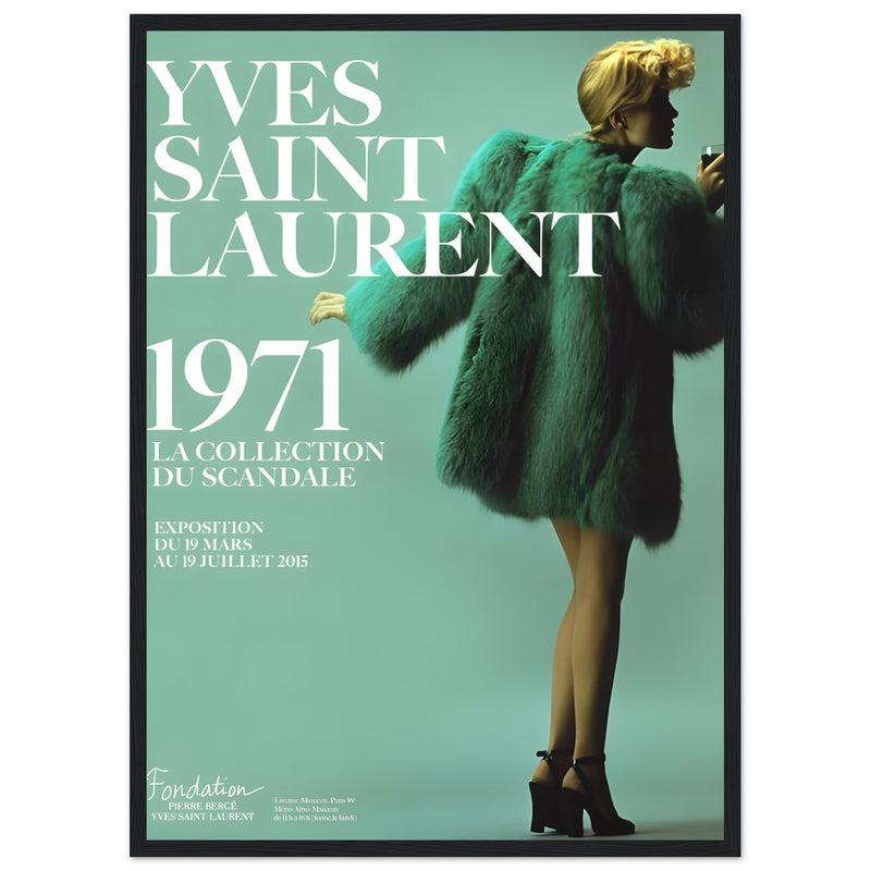 YSL 1971 Vintage Poster