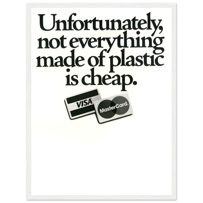 Visa Mastercard Vintage Poster