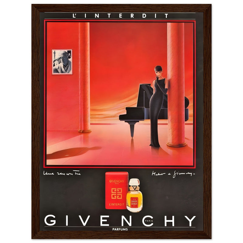 Givenchy Parfums Vintage Poster Ad