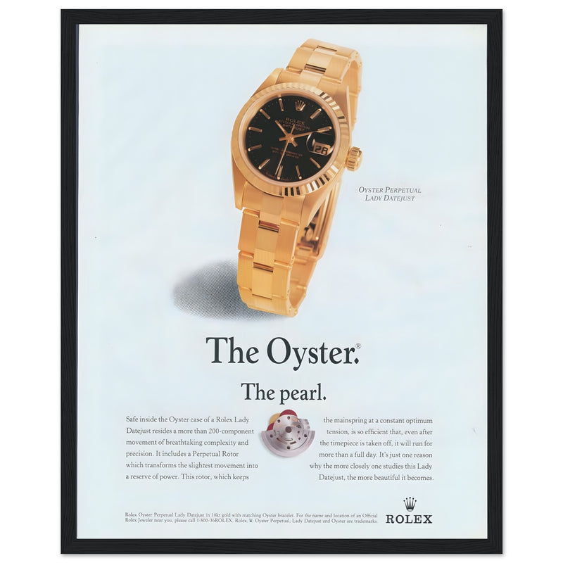 Rolex The Oyster Vintage Poster Ad