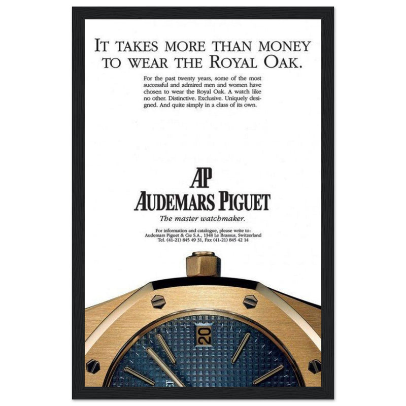 Audemars Piguet Master Watchmaker Vintage Poster Ad