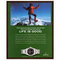 Rolex Life is Good Vintage Poster Ad