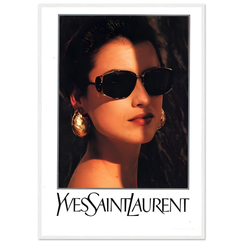 Yves Saint Laurent Vintage Poster