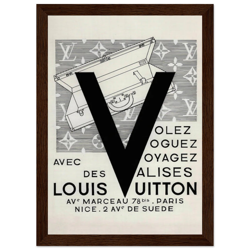 Louis Vuitton Nice, Paris Vintage Poster Ad