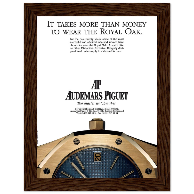 Audemars Piguet Master Watchmaker Vintage Poster Ad
